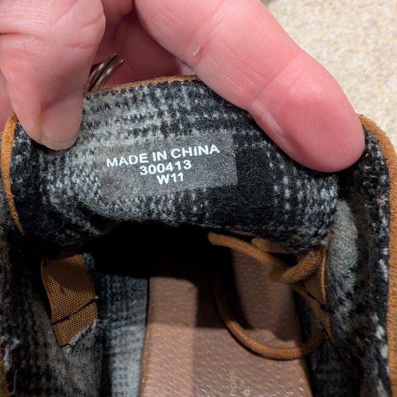 TOMS Brown Suede Lace-Up Boots, 11 - Picture 5 of 6